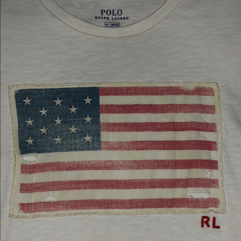 Ralph Lauren Polo American Flag Tee